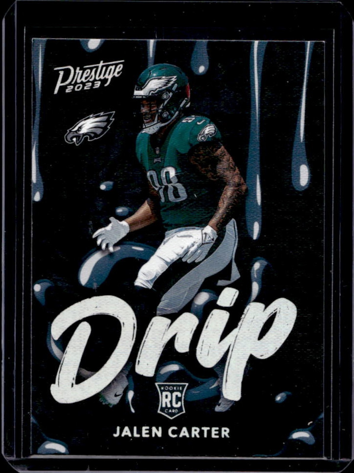 2023 Prestige Jalen Carter NFL Drip Rookie RC #26 Eagles