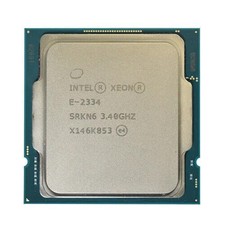 Intel Xeon E-2334 Processor CPU 4-Core 3.40GHz 4.80GHz LGA-1200 TDP-65W