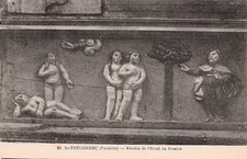 29 SAINT THEGONNEC RETABLE DE L AUTEL DU ROSAIRE