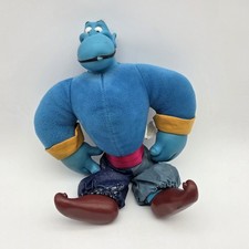 Vintage 1990's Disney's Aladdin 15" Genie Plush W/ Rubber Head Hands  Feet