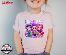 Huntrix T-Shirt Demon Hunters Girls Kids Shirt Mira Rumi Joey Kpop Fan Gift