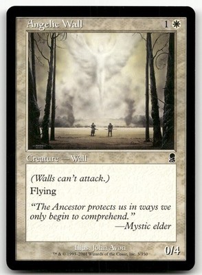 Angelic Wall #3 (NM) Odyssey ODY Magic MTG