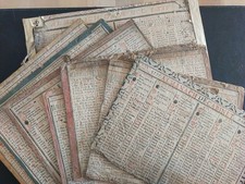 1764-1787, lot de 8 almanachs des messageries royales