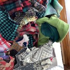 Vintage Scrap 100% Wool Fabric Pendleton And More  — photo 6