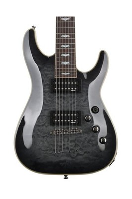 Schecter Omen Extreme-7 Electric Guitar - See Thru Black