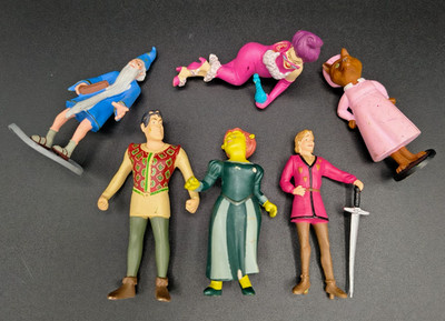 Shrek 2 Figurine 2007 Ltd Edition Figure Set Series 2 - Fionna, Shrek, Charming