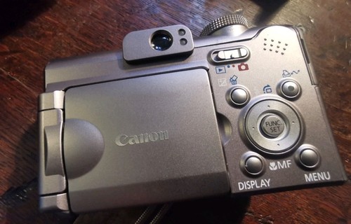 Canon Digital Camera PowerShot A620 7.1MP Flip Screen Silver Retro. Antler Case - Picture 17 of 24