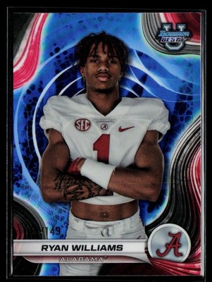2024 Bowman University Best #82 Ryan Williams Blue Refractor #/149