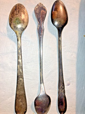 3 Diff. Used BABY SPOONS BARTON  REED, ONEIDA, COMMUNITY