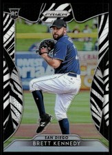 2019 Panini Prizm Prizms Zebra Stripes #215 Brett Kennedy /99 - BB