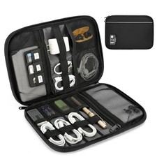 Castura Electronic Organizer Travel Case, All-in-One Portable 10.6inch, Black