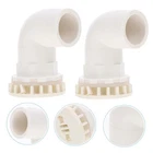 2 Pcs Aquarium Connectors Elbow Fish Tank Connectors Fish Tank Elbow Tubes