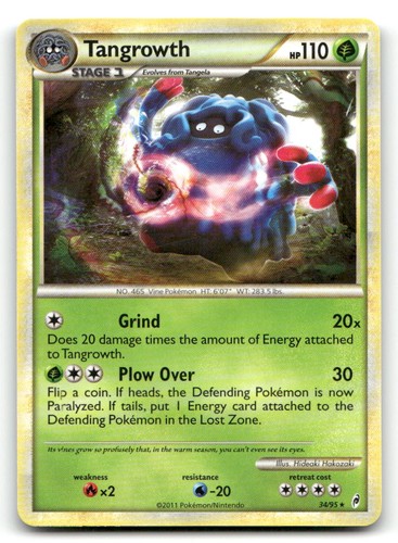 Tangrowth Call of Legends 34/95 LP Pokemon