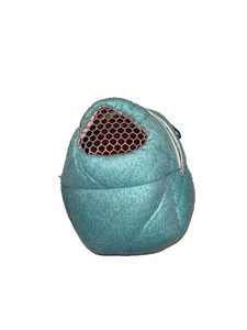 Sugar Glider Sleeping Pouch Fleece Carrier Hanging Small Animal Nest Bed Turquoi