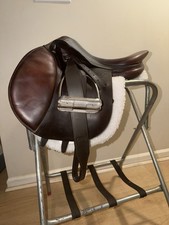 17.5 Antares Brown Jumping/Close Contact English Saddle