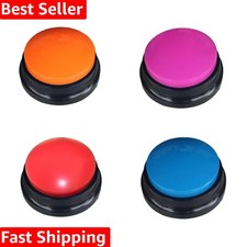4 Color Voice Recording Button, Dog Buttons for Communication Pet Training Bu...