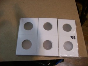 90 - QUARTER SIZE 2 X 2 COIN HOLDERS