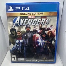 USED Marvel's Avengers Deluxe Edition - Sony PlayStation 4 DELUXE FEATURES USED