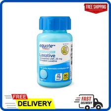 Equate Maximum Strength Sennosides USP Laxative Tablets 25 mg 90 Count, 1 Pack