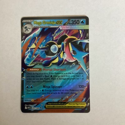 Mega Greninja ex 022/086 Me04: Chaos Rising Holo for sale online