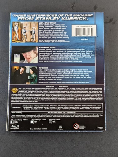 2001 Space Odyssey / Clockwork Orange / The Shining (Blu-ray) Neu Sealed Kubrick - Bild 2 von 4