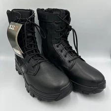 5.11 Speed 3.0 Urban 8" Zip Tactical Boots - Leather & Nylon - Black **NEW**