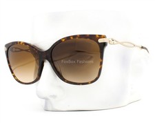 Coach Sunglasses Polished Brown Tortoise Satin Gold HC 8316 512074 with Case