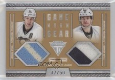 2011-12 Panini Titanium Prime 37/50 Jordan Staal Tyler Kennedy #18 2d8