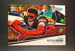 2025 Panini Prizm Matthew Golden Rookie RC Manga Astuccio Hit Green Bay Packers