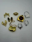 Vintage 1995 Barbie Pretty Treasures Gold and Silver Tiara Accessories Lot