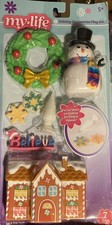 My Life Christmas Accessories Play Set Snowman Wreath