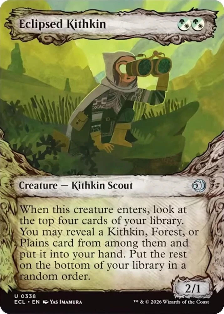MtG Eclipsed Kithkin U 0338 Lorwyn Eclipsed Showcase Uncommon Foil