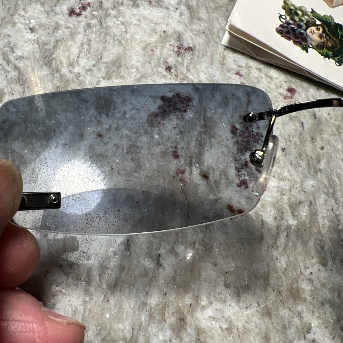シルバー925Tiffany FENDI RIMMED EYEGLASSES GLASSES SUNGLASSES FS 258 SHINY