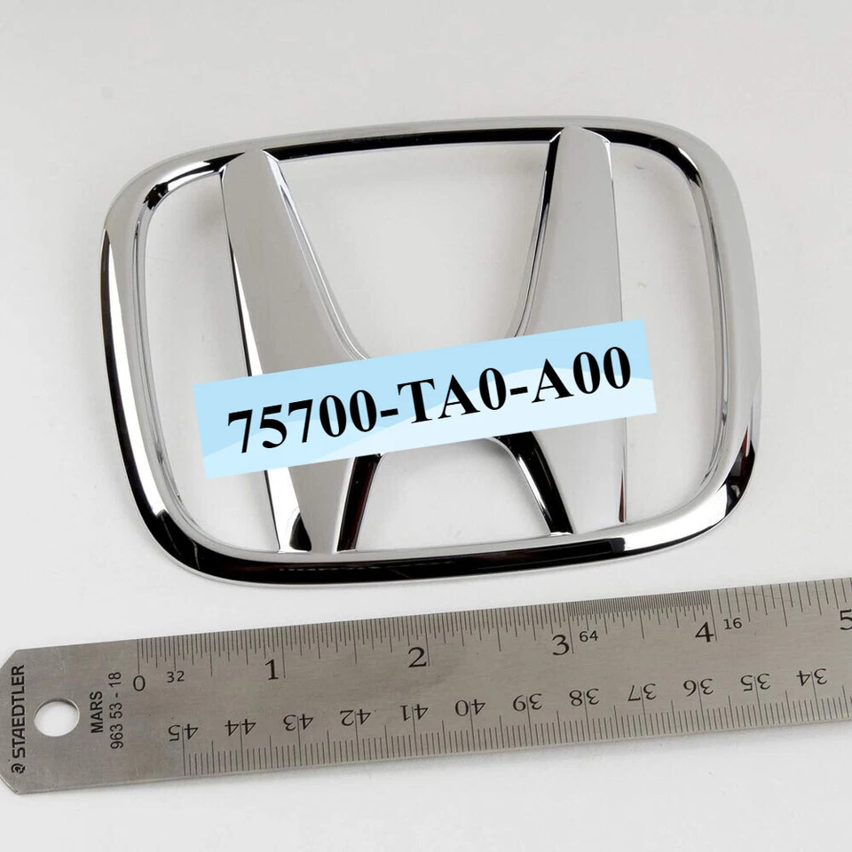 2008-2015 Honda Accord Front Emblem 75700-TA0-A00 Grille Logo Foto 2 de 4