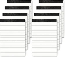 Notepad 4X6 Notepads 8 Pack Lined Note Pads 4X6 Paper Pads Memo Pads 4X6 Scratch