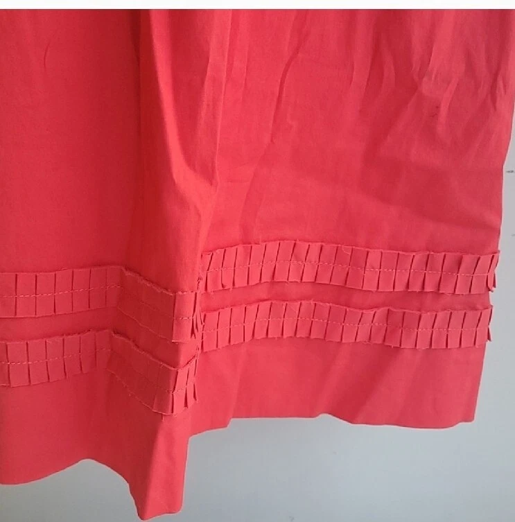 Abito rosso darla Tory Burch aderente e flare taglia 4