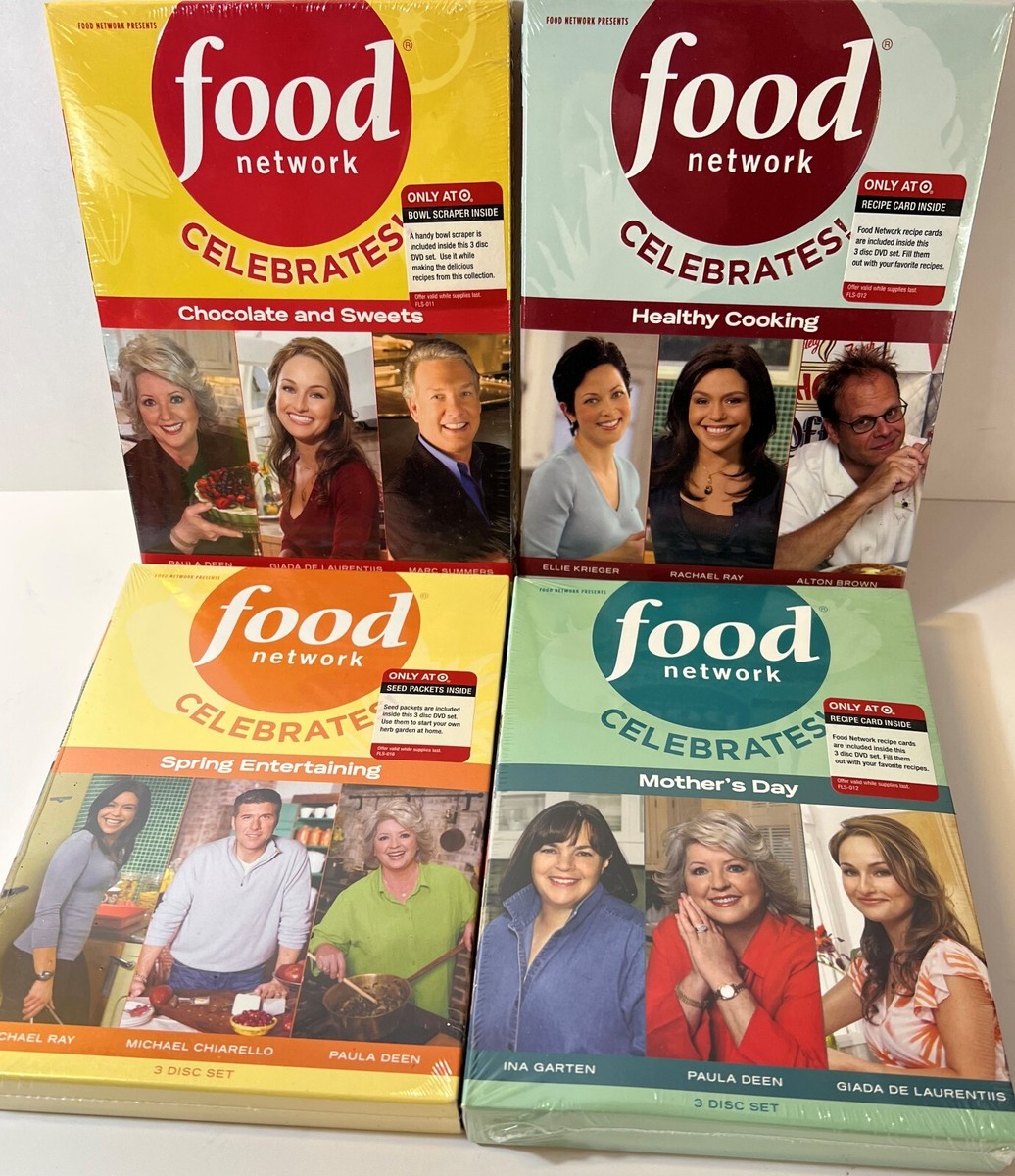 Food Network Celebrates DVD Set of 4 DVD's SEALED DVD | eBay