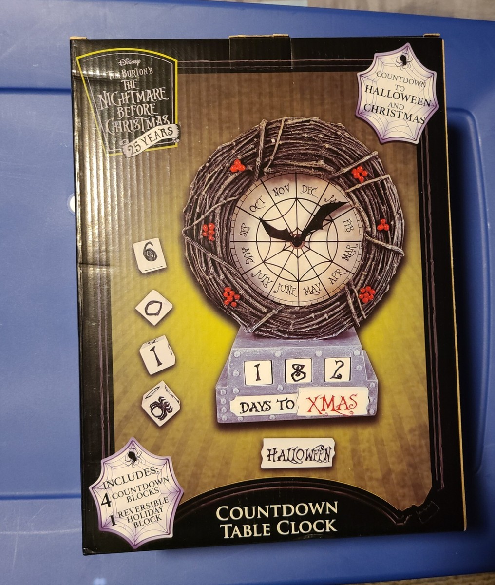 The Nightmare Before Christmas Countdown Clock, Halloween