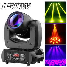 150W 18 Prism 8 Gobo Moving Head Beam LED RGBW DMX Stage Light Party Spotlight