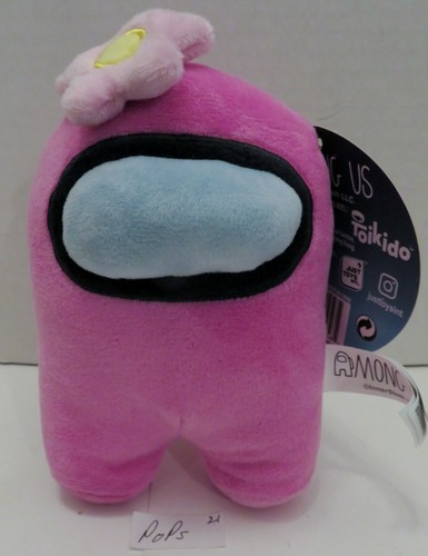 among us pink teddy