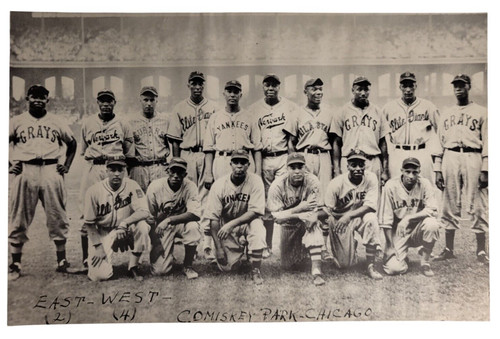 1939 Negro League East-West All-Star Game Lithograph Print Comiskey Park 17x11