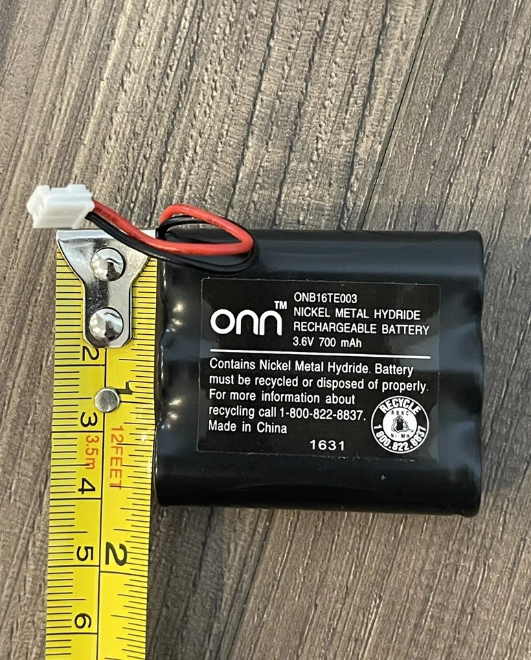Batería de teléfono onn 700 mAh ONB16TE003 3.6V NI-MH, GE VTECH AT&T SONY - LOTE DE 10 Foto 4 de 4