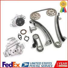 Timing Chain Kit VVT Gear Water Oil Pump For 02-10 Toyota Camry Corolla RAV4 2.4