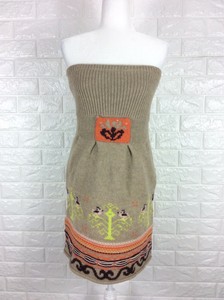 strapless sweater dress