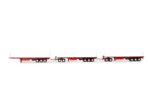 Drake 410305 Australian Maxitrans Freigther Triple Road Train Set - Mammoet 1:50 - Picture 2 of 7