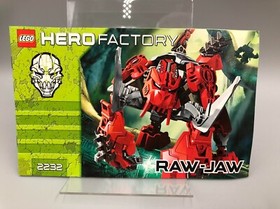 Lego Hero Factory: Savage Planet: Raw-Jaw, 2232, Complete w/ Manual