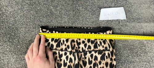 Victoria’s Secret Leggings Womens Size 10 High Rise Leopard Print Lace Tight - Picture 7 of 12