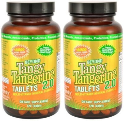 Youngevity Dr. Wallach Beyond Tangy Tangerine BTT 2.0 Tablets ( 2 Pack)