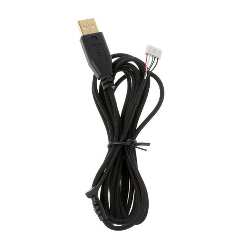 USB Mouse Cables Nylon Wire Replacement DIY Mouse Cable Line for Naga 2014 - Afbeelding 2 van 8