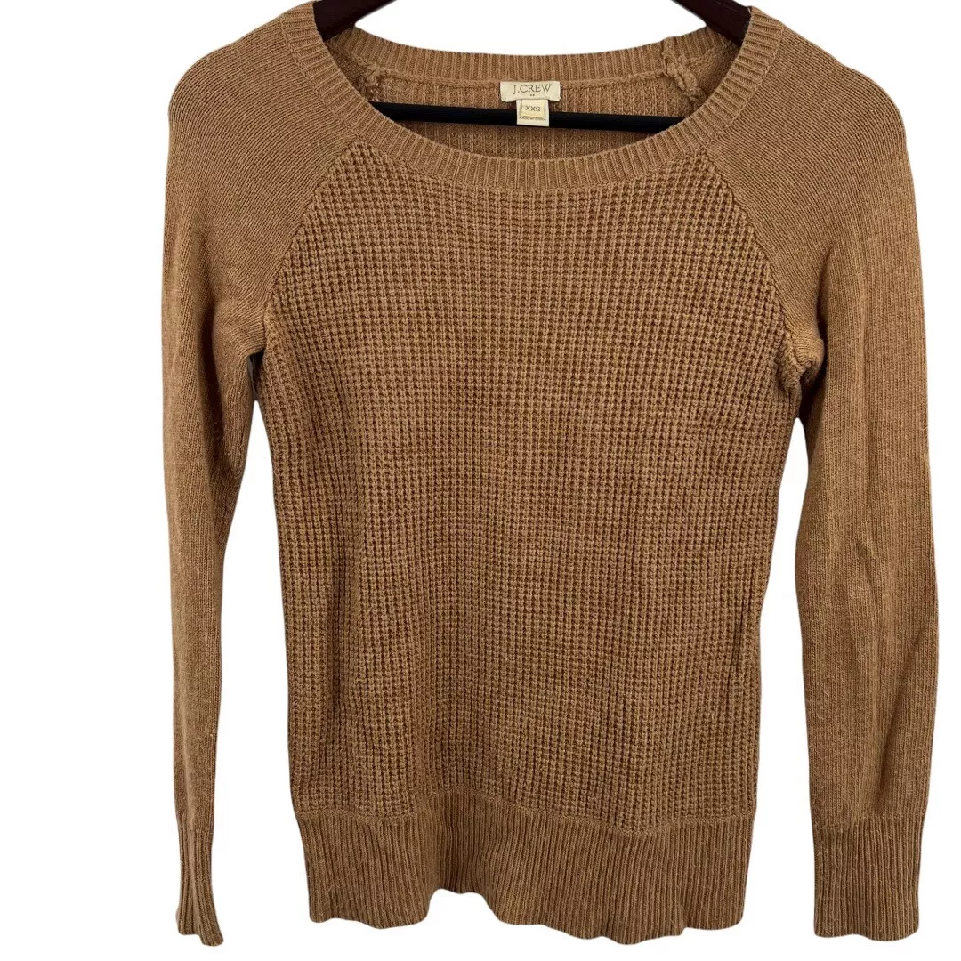 J crew waffle sweater 2025